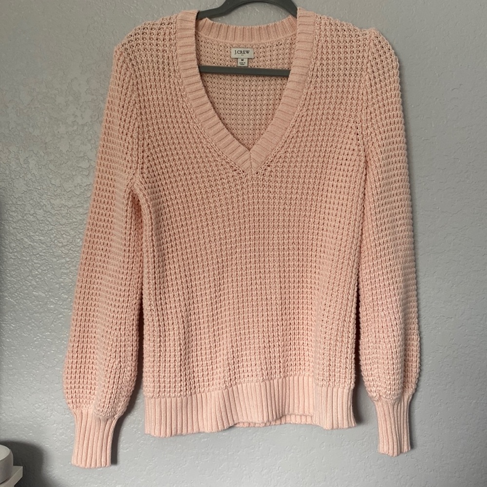 Pink Long Sleeve J Crew Sweater